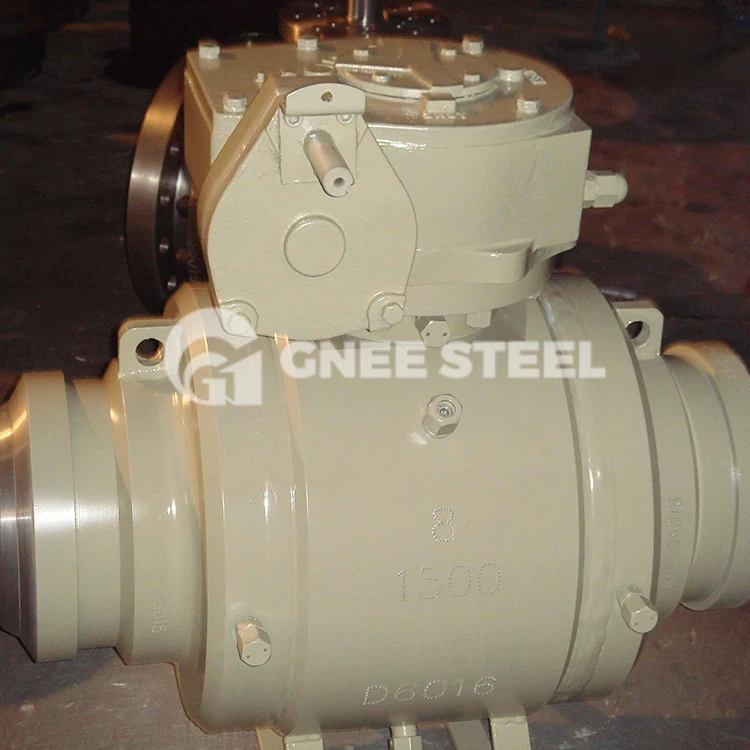 取り付けられたボールバルブ