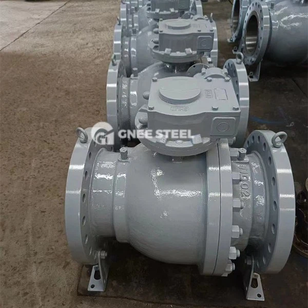 Cast Steel Trunnion Mounted Ball Valves