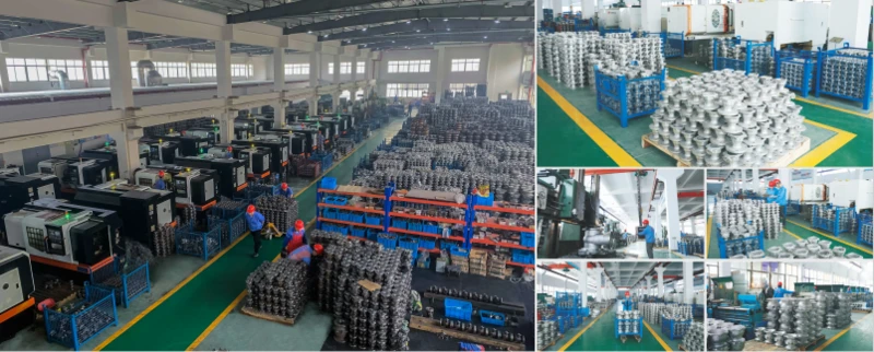 Electric regulating valve workshop Electric regulating valve workshop