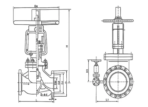 Oxygen Globe Valve Drawning Oxygen Globe Valve Drawning